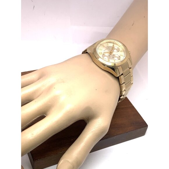 Caravelle By Bulova Women's Watch 44L238 Quartz Chronograph Gold Steel 36mm - Picture 4 of 13